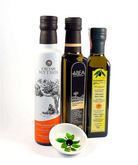 Olivenöl Probierset mit Schale - Online-Shop "gutes von Kreta"